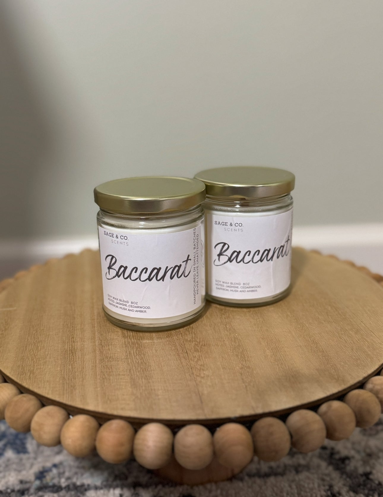 Wood Wick Candles Baccarat Scent