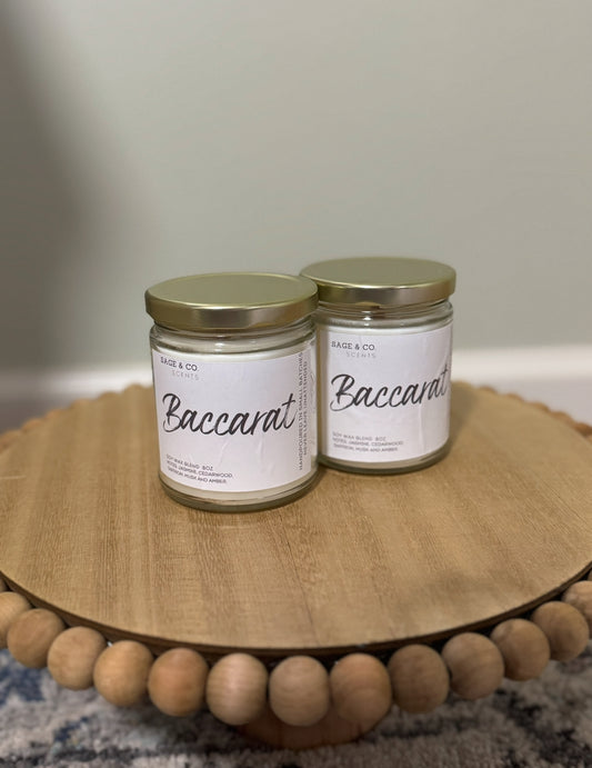 Wood Wick Candles Baccarat Scent