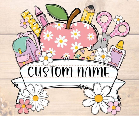 Custom Back To School Tee
